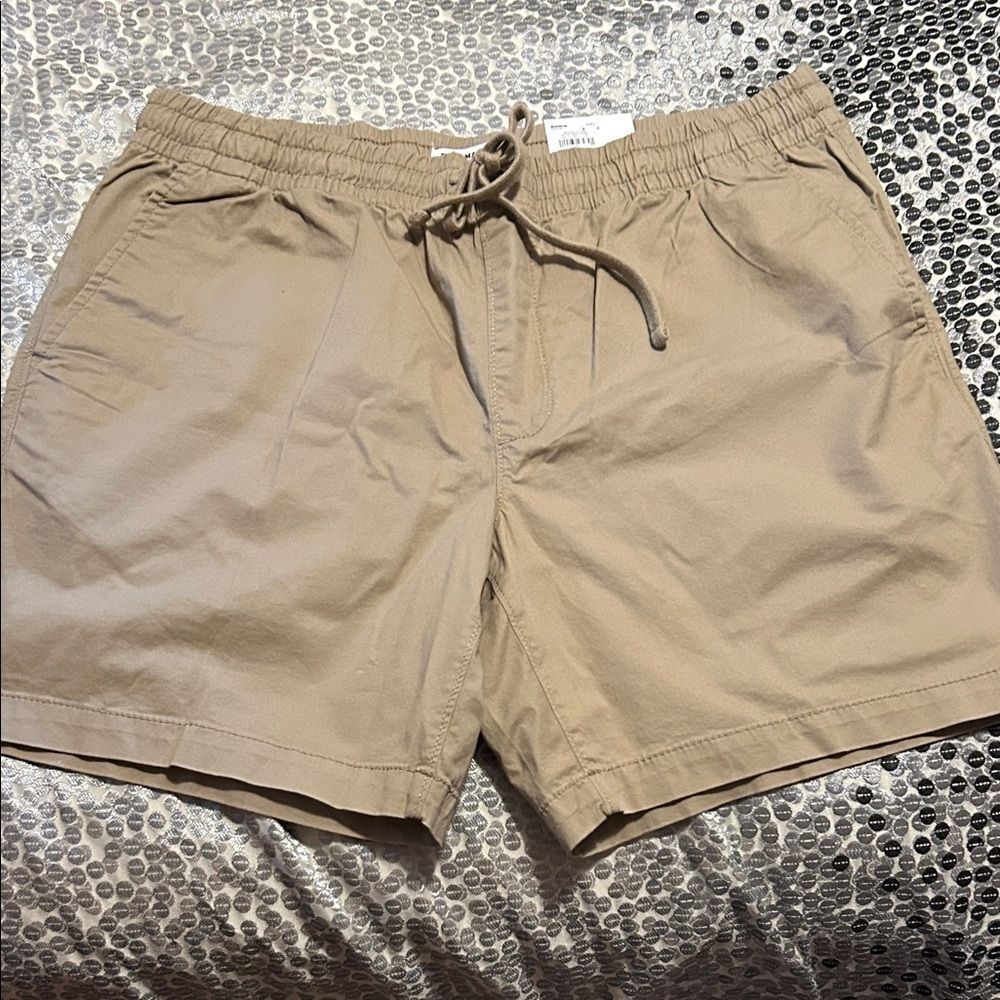 Sonoma Light Brown Drawstring Shorts size L NWT. WS
